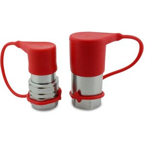 Conjunto de Acopladores Hidráulicos de Desconexión Rápida Blince con Rosca de 5/8 Pulgadas y Cara Plana - Nuevos Accesorios Serie ISO 5675 con Clasificación de 5100 PSI - Product Image 2