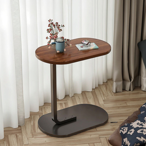 Telaio del Letto Semplice <span class=keywords><strong>e</strong></span> Mobile con <span class=keywords><strong>Tavolino</strong></span> Laterale Sollevabile, <span class=keywords><strong>Tavolino</strong></span> da Caffè in <span class=keywords><strong>Legno</strong></span> <span class=keywords><strong>e</strong></span> Scaffale Portaoggetti, Comodino Stile Pannello - Product Image 4