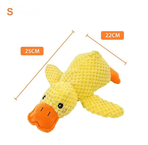 Giocattolo per Cani a Forma di Anatra in Peluche con <span class=keywords><strong>Squeaker</strong></span> - Compagno Morbido per Masticare e Dormire - Product Image 3
