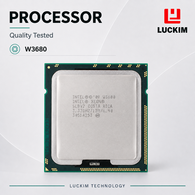 W3680 6-Core 12-Thread Workstation CPU 3.33-3.6GHz 12MB Cache LGA1366 130W