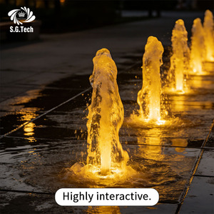 <span class=keywords><strong>Fontaine</strong></span> musicale à jet d'eau LED programmable, <span class=keywords><strong>fontaine</strong></span> au sol en acier inoxydable, installation facile, pour place publique, parc, centre commercial - Product Image 4