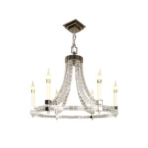 Lámpara Colgante Moderna de Lujo para Decoración del Hogar, Sala de Estar, Dormitorio, Estilo Americano, Cristal Cúbico, Redonda, Plana, para Villa - Product Image 5