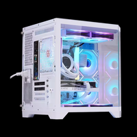 Gabinete de PC para Juegos Ancreu Dreamer Mini Mid-Tower, Compatible con Micro ATX / ITX, Cristal Templado, para Computadora de Escritorio
