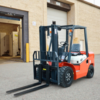 Chariot élévateur tout-terrain à moteur diesel 3 tonnes Haute efficacité Garantie 5 ans à vendre à bas prix Directement de l'usine