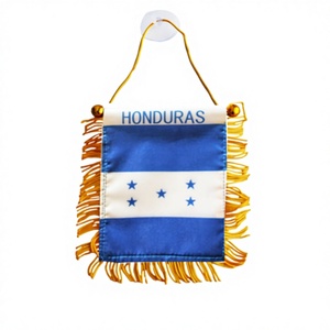 Mini Bandiera Honduras 4.5"X5.5" 1200 pezzi 100DZ/CS Modello 79679 - Product Image 1