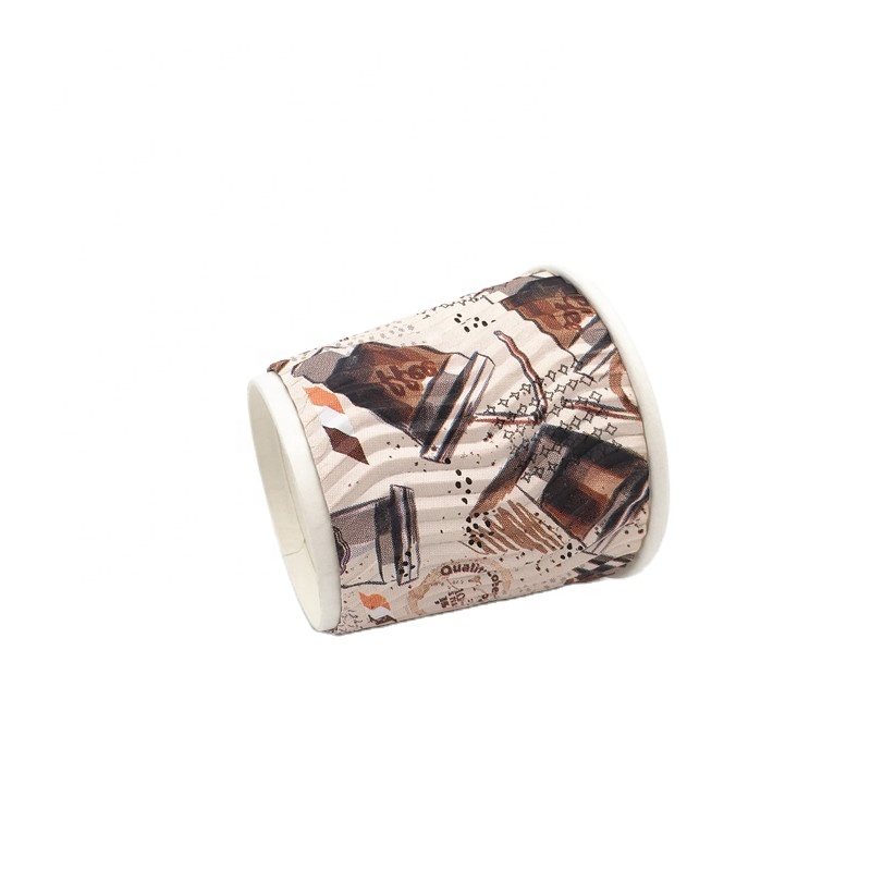 10oz Hot Sell Double Corrugated Wall Disposable Hot Coffee Paper Cup