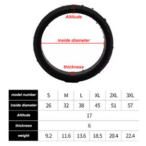 Anneau pénien pour hommes, anneau de scrotum, étireur de testicules, ceinture en silicone pour pénis, anneaux de retenue du sperme, outil sexuel pour hommes - Product Image 6