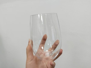 <span class=keywords><strong>Verre</strong></span> <span class=keywords><strong>à</strong></span> <span class=keywords><strong>vin</strong></span> sans pied en <span class=keywords><strong>plastique</strong></span> transparent incassable de 12 oz et 16 oz, personnalisé avec logo, pour fêtes, vente en gros - Product Image 5