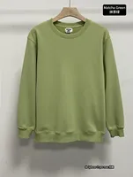 Sweatshirts décontractés unisexe 100% coton couleur unie respirants anti-rides imperméables hiver automne nouveau best-seller brodé