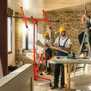 Lève-plaque de plâtre manuel, panneau de plâtre de 16 pouces, équipement de levage de construction, chariot de service pour plaques de plâtre robuste de 16 pouces - Product Image 4