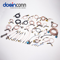 Cable RF RG179 de 75 Ohmios, Conector BNC Macho en Ángulo Recto a Conector F Hembra Recto, Tipo Crimpado, para Cámara CCTV