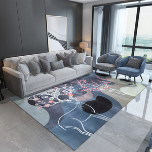 พรมปูพื้นขนาดใหญ่สำหรับห้องนั่งเล่นและห้องนอน ดีไซน์หรูหราคลาสสิก ผลิตจากโพลีเอสเตอร์ที่เป็นมิตรต่อสิ่งแวดล้อม พร้อมลวดลายแปลกใหม่ - Product Image 5