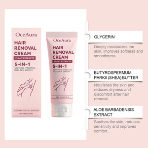 OCEAURA Products Soothing Smoothing Permanent Herbal Women <strong>Men</strong> Body <strong>Hair</strong> Removal <strong>Cream</strong> 100g - Product Image 6