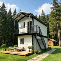 Maison préfabriquée en conteneur à deux étages Yozon, mini-maison modulaire, bureau, cabane avec design moderne pour usage professionnel