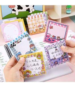 Juego de Notas Adhesivas con Dibujos Animados, Blocs de Notas Autoadhesivos, Separadores con Diseño de Animales, Blocs de Notas para Escribir, Material Escolar y de Oficina - Product Image 4