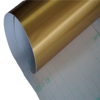 Fabricación de pegatinas PET de alta calidad vinilo dorado/plateado para cortar plotter vinilo autoadhesivo de vinilo de corte
