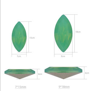 Xichuan Glass Loose Pointback Navette Shape Pegamento en suministros K9 Fancy Stones Joyería Rhinestone Nail Art Accesorios - Product Image 3