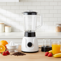 Blender multifonctionnel haute vitesse commercial avec lames en acier inoxydable pour usage domestique et hôtelier, mixeur, presse-agrumes, moulin à épices