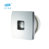 Ventilador de escape doméstico montado en vidrio de pared de 4 ''6'' pulgadas, ventilador de baño silencioso de plástico de 100mm y 150mm con sensor de humedad