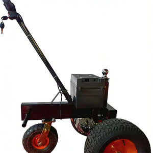 Chariot à trois roues à cadre en acier électrique à haute capacité de charge pour le déplacement de véhicules, la logistique d'entrepôt et la manutention - Product Image 2