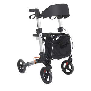 <span class=keywords><strong>Andador</strong></span> con Asiento de Aluminio Ligero de <span class=keywords><strong>4</strong></span> <span class=keywords><strong>Ruedas</strong></span> Feiyang Medical FY9654L para Personas Mayores, Capacidad de 136 kg, ISO13485/CE, Venta al Por Mayor - Product Image 1
