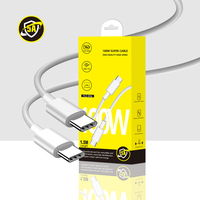 1.5M 100W câble de charge rapide Type C à C fil USB câbles de date pour iphone pour téléphone Samsung Xiaomi chargeur
