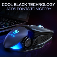 Ratón para Juegos con Programación de Macros, Ratón para Juegos con Cable 7D, Retroiluminación LED RGB, Ratón para Deportes Electrónicos de 6400 DPI para Computadora de Escritorio
