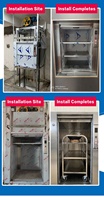 Ascenseur de cuisine professionnel au design moderne, entraînement par courant alternatif, ascenseur résidentiel pour le transport de nourriture avec certificat CE