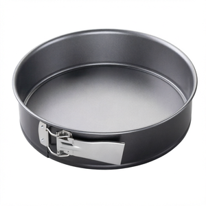 Moule à gâteau rond antiadhésif à fond amovible, résistant aux fuites, compatible four, pour cheesecake - Product Image 1