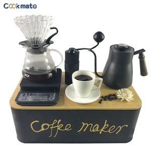 V 60 Kaffee-Set Tragbare Filterwerkzeuge mit Bambusdeckel & Edelstahl-Geschenkbox - Product Image 5