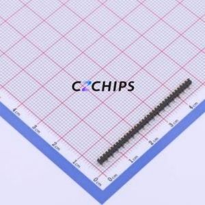 X1311WVS-36J-C18D42R2 Pin Header SMD,P=1.27mm Connector ( Pin Structure: 1x36P )( Pitch: 1.27mm )( Row Spacing: 1.27mm ) - Product Image 1