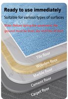 Revêtement de sol en vinyle PVC pour la décoration de la maison, rouleau de linoléum imperméable pour cuisine et chambre