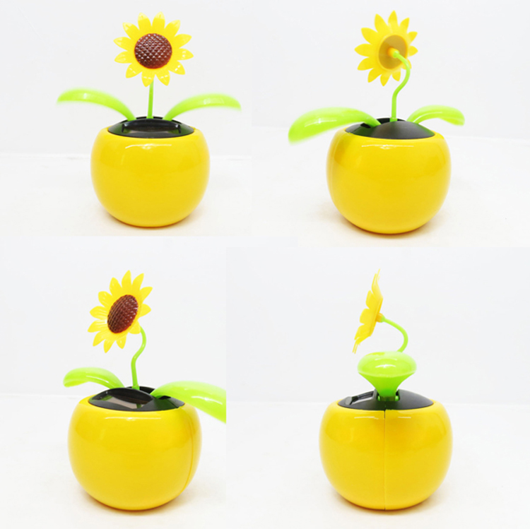 Забавные танцевальные игрушки на солнечной батарее с улыбкой