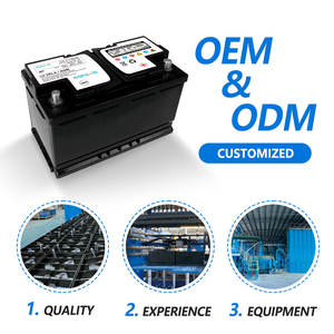 공장 도매 <span class=keywords><strong>AGM</strong></span> 12V 80AH <span class=keywords><strong>AGM</strong></span> 시작 중지 자동차 배터리 <span class=keywords><strong>AGM</strong></span>-H7-80 MF 납산 자동 배터리 - Product Image 3