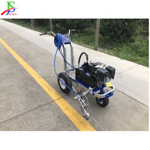 Machine de marquage par pulvérisation à froid à essence à haute efficacité moteur 5.5HP pour marquage de route/<span class=keywords><strong>parking</strong></span>/piste en plastique - Product Image 4