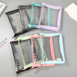 Reliure A5 mignonne transparente avec fermeture éclair, album photo, carnet, classeur, pochettes à anneaux A5, livre de collection pour <span class=keywords><strong>les</strong></span> fans de stars - Product Image 1