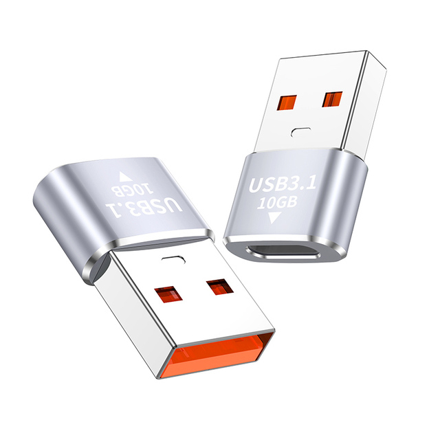 120W USB3.0 to Type C OTG Adapter USB-C Female to USB Male Converter Support 10Gbps Data Transfer Charging Converter for iphone