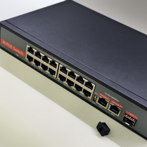 High Performance OEM ODM 16-Port 100Mbps Network <b>Switch</b> with 2*10/100/1000Mbps RJ45 & 1*GE SFP Uplink Unmanaged <b>PoE</b> <b>Switch</b> - Product Image 2