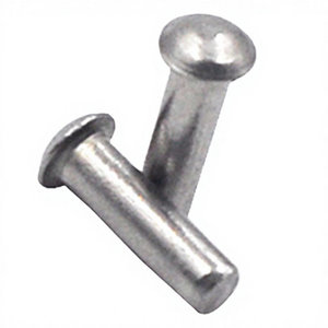 Rivets à tête ronde en acier inoxydable massif DIN 660, attaches résistantes à la corrosion pour l'industrie maritime - Product Image 1