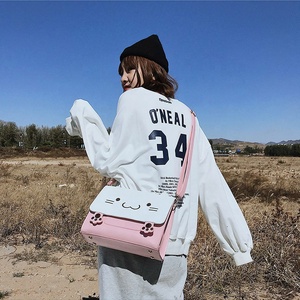 Sac à main brodé en chat pour femmes, sac à bandoulière, mignon, animé japonais, mode, personnalité amusante, chevelure de chaton, nouvelle collection <span class=keywords><strong>2021</strong></span> - Product Image 2