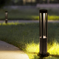 Bon prix extérieur étanche hôtel Villa paysage pelouse COB LED bolard extérieur pelouse lumière passerelle
