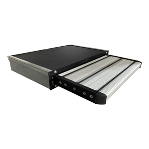 Personalizado Camper Caravan MPV <span class=keywords><strong>Trailer</strong></span> Rv Aluminio Manual Slide Out STEP con capacidad de carga 200KG - Product Image 3