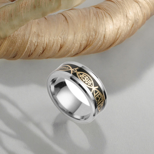<span class=keywords><strong>Bague</strong></span> en titane en gros, <span class=keywords><strong>bague</strong></span> poisson, <span class=keywords><strong>bague</strong></span> chrétienne Jésus, <span class=keywords><strong>bague</strong></span> religieuse pour homme et femme, alliance d'église, argent, or - Product Image 3