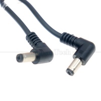 Câbles d'extension d'alimentation avec connecteur jack DC mâle à mâle à angle de 90 degrés 12V 5.5x2.1mm 3.5x1.35mm 4.0x1.7mm