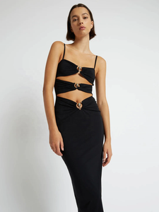 <strong>Sexy</strong> Spaghetti Straps <strong>Sequined</strong> Hollow Out <strong>Bodycon</strong> Bandage <strong>Dresses</strong> <strong>Summer</strong> Elegant Sleeveless Slim Cocktail Evening Party <strong>Dress</strong> - Product Image 3