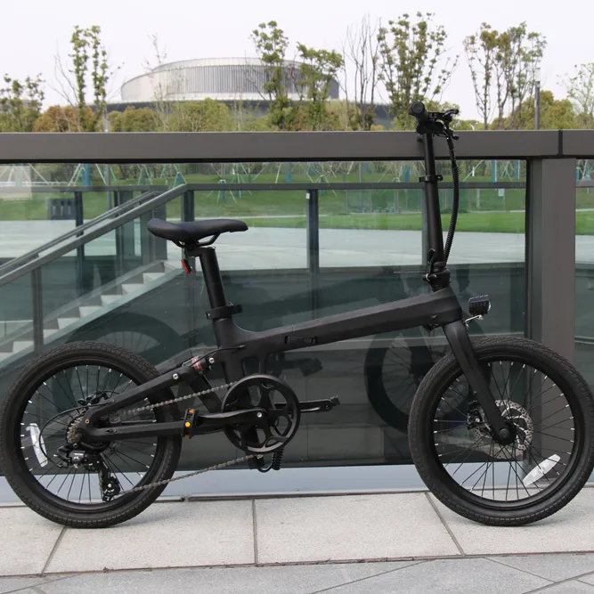 KUAKE 공장 공급 접이식 전기 자전거 성인 도로 자전거 경량 탄소 섬유 Ebike