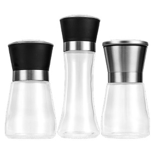 Moulin à sel et à poivre réglable en plastique 160ml moulin à épices en <span class=keywords><strong>verre</strong></span> 200g - Product Image 6