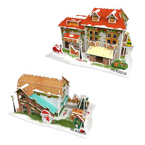 Kersthuis 3d Puzzel - Product Image 6