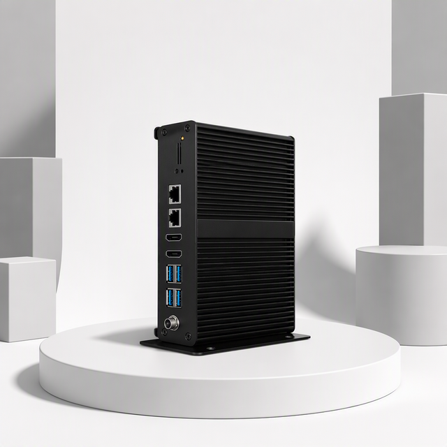 Intel N2930 Fanless Industrial Mini PC RS485+RS232 COM DDR3L 1333MHz Max 8GB WiFi 4G VGA+ MTBF>50,000H Fanless Mini Pc