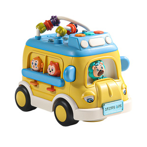 <span class=keywords><strong>Autobús</strong></span> escolar de juguete con ruedas multidireccionales que canta, es educativo y divertido para niños y niñas de 1 a 2 años y de 3 años - Product Image 5